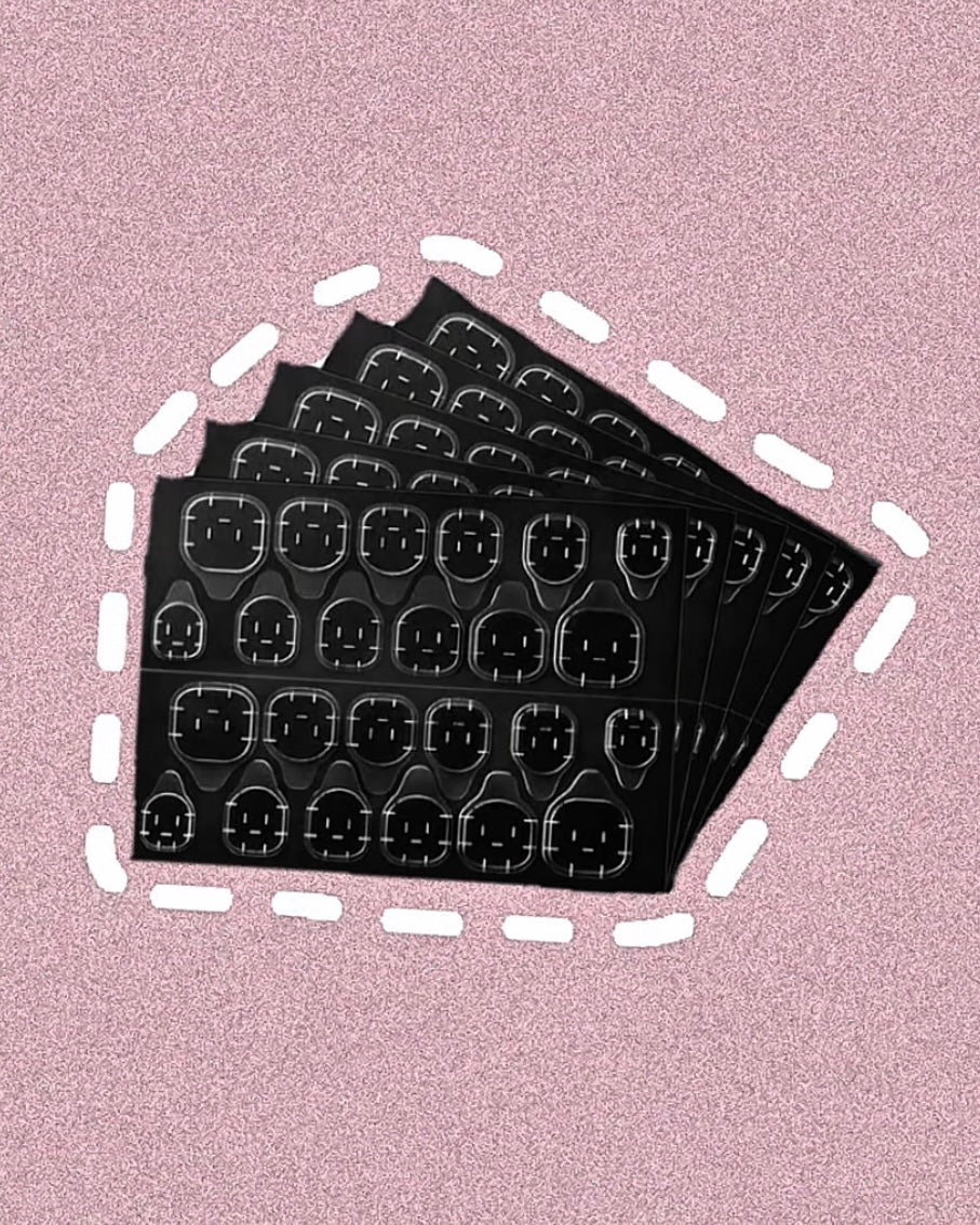 Solid gel double face